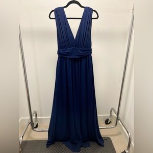 Heavenly Hues Navy Blue Maxi Dress, Size M